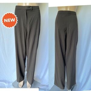 NWT Briggs New York Brown Dress Pants | Size 14 Stretch Waistband